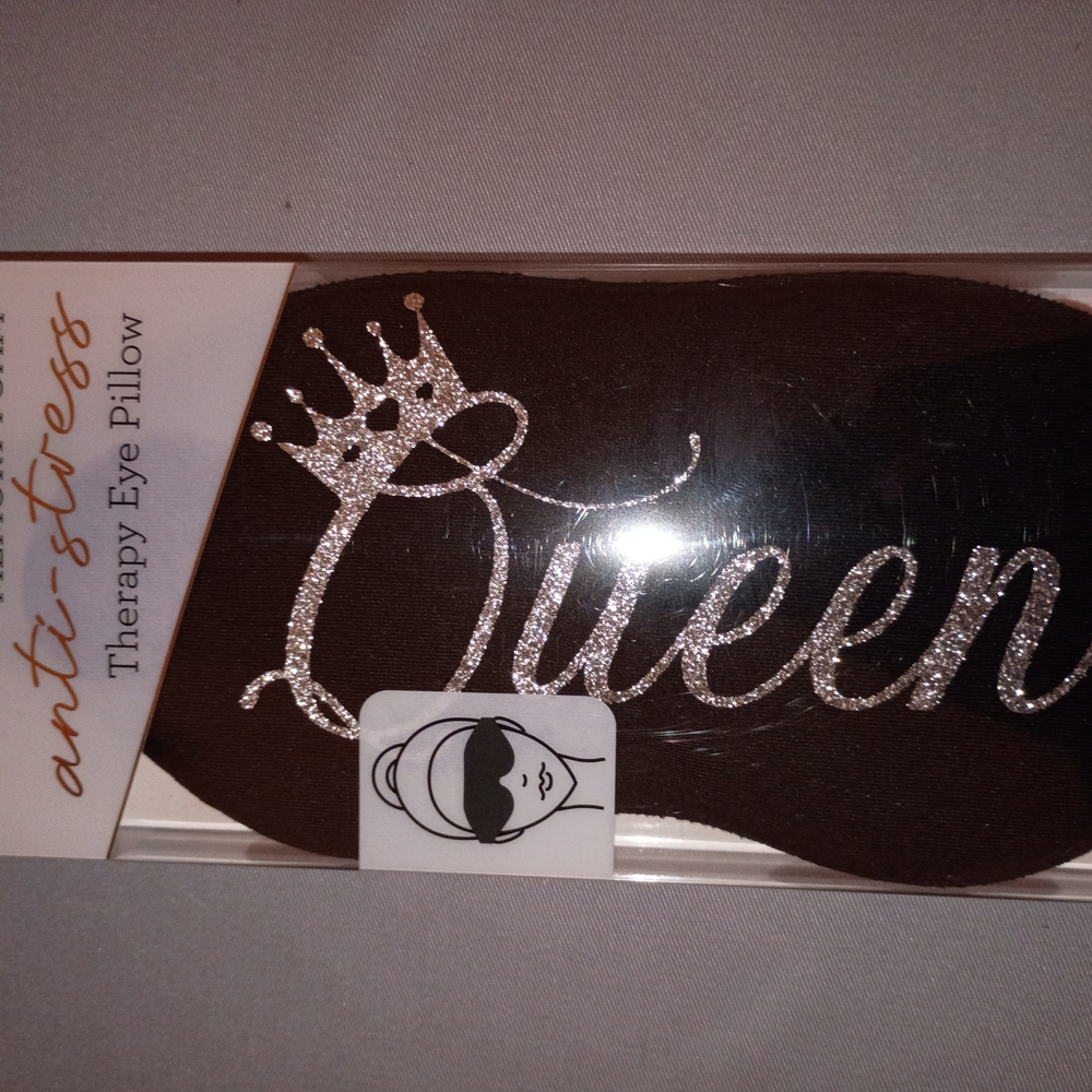 Anti-Stress Queen Therapy Eye Pillow - Black